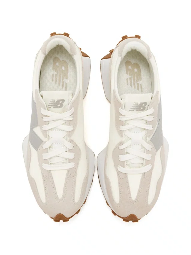Tênis New Balance 327v1 Feminino Branco Off e Prata