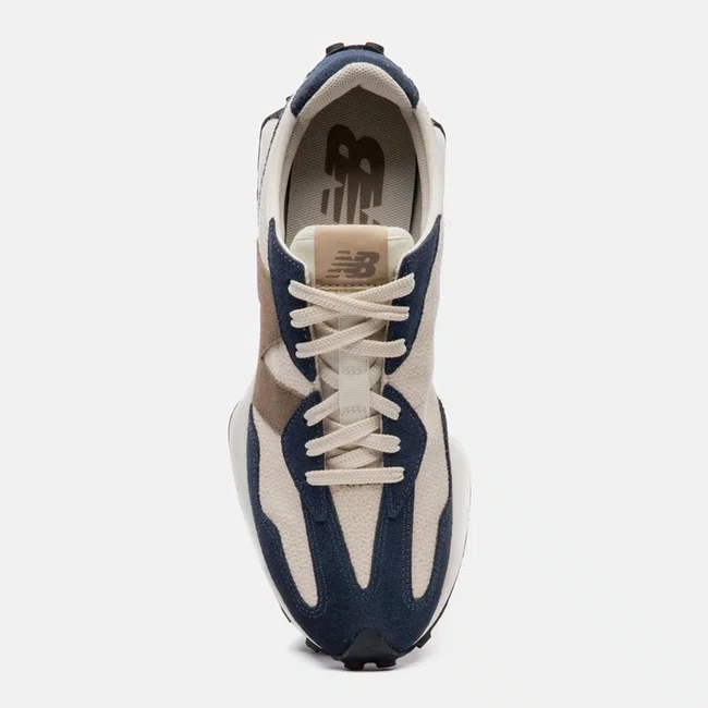 Tênis New Balance 327v1 Feminino Azul Marinho e Marrom