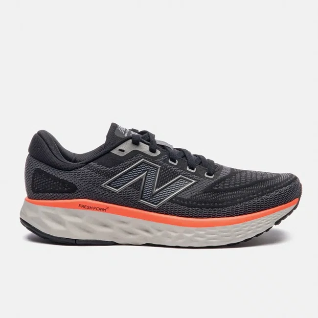 Tênis New Balance Fresh Foam X Evoz v4 Masculino Preto e Coral