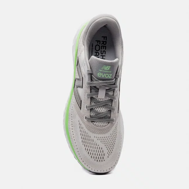 Tênis New Balance Fresh Foam X Evoz v4 Masculino Cinza/Verde