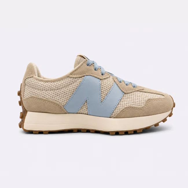Tênis New Balance 327v1 Feminino Bege e Azul