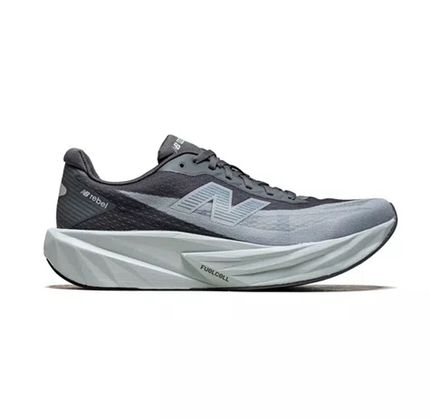 Tênis New Balance FuelCell Rebel v5 Masculino Grafite e Azul Claro