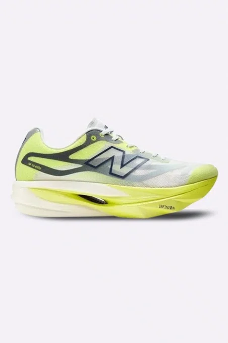 Tênis New Balance SuperComp Elite v6 Masculino Gelo e Verde Neon
