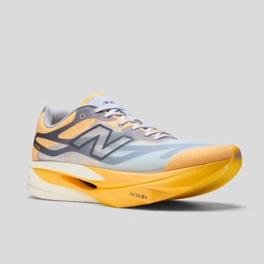 Tênis New Balance SuperComp Elite v6 Masculino Laranja Claro e Lilás