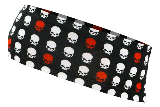 Testeira HUPI Headband Bandana Caveira