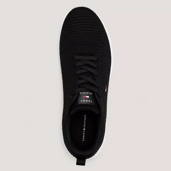 Tênis Tommy Hilfiger Esportivo Clássico Tevo 6D Preto