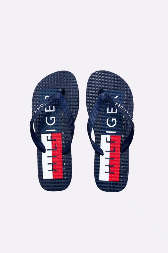 Chinelo Tommy Hilfiger Beach Azul Marinho