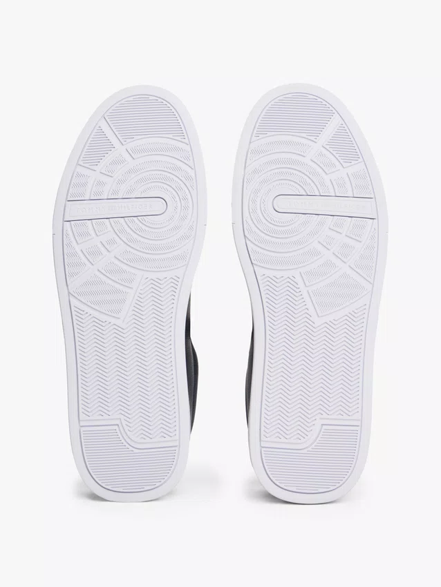 Tênis Tommy Hilfiger Pebble Grain Court Masculino Azul Marinho