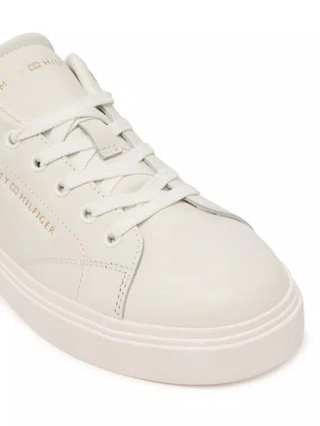Tênis Tommy Hilfiger Cupsole Leather Feminino Branco