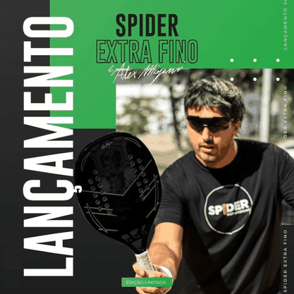 Undergrip Spider para Raquetes Extra Fino Sem Copo Preto 