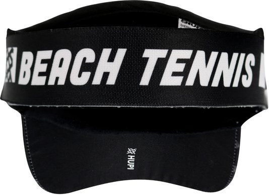 Viseira Beach Tennis HUPI Branco/Preto