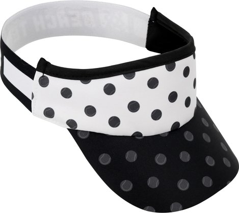 Viseira Beach Tennis HUPI Branco/Preto