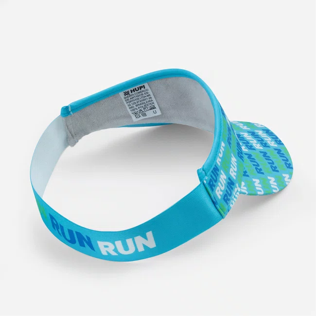 Viseira HUPI Run Loop Azul e Verde