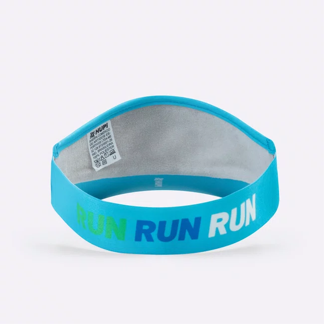 Viseira HUPI Run Loop Azul e Verde