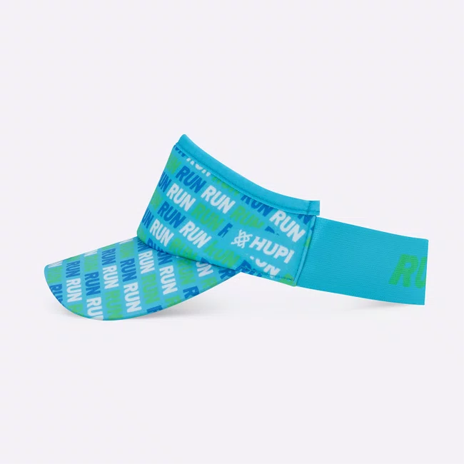 Viseira HUPI Run Loop Azul e Verde