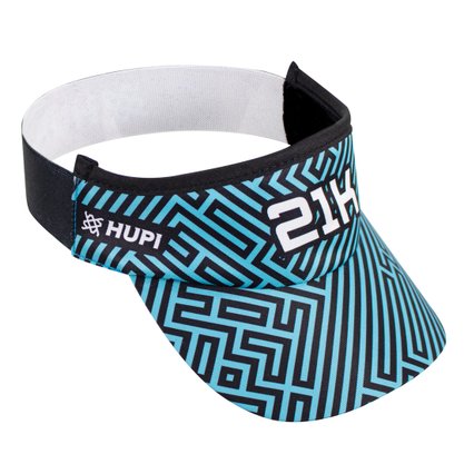 Viseira para Corrida HUPI 21k Grids Azul