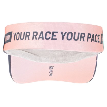 Viseira para Corrida HUPI 42k Ibira Preto e Rosa
