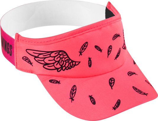Viseira para Corrida HUPI Asas Pink