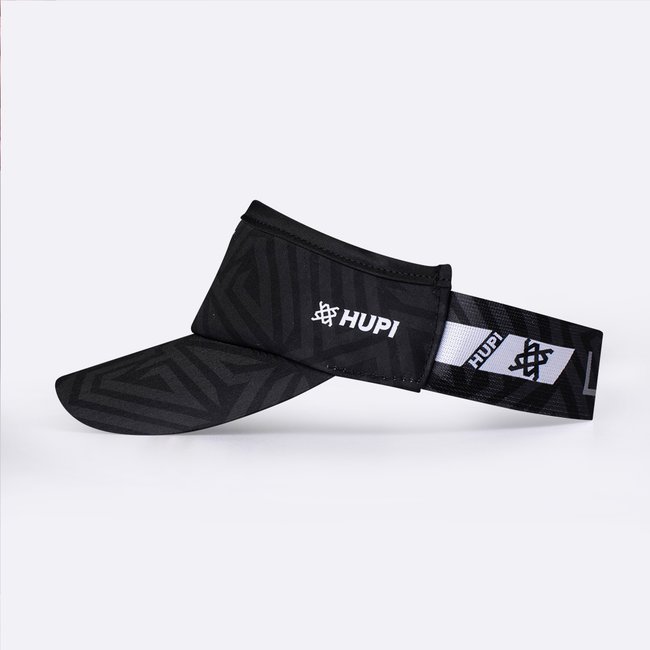 Viseira Para Corrida HUPI Live Love Run Preta