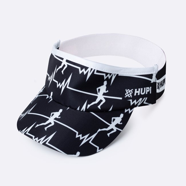 Viseira para Corrida HUPI Run Beats Preto