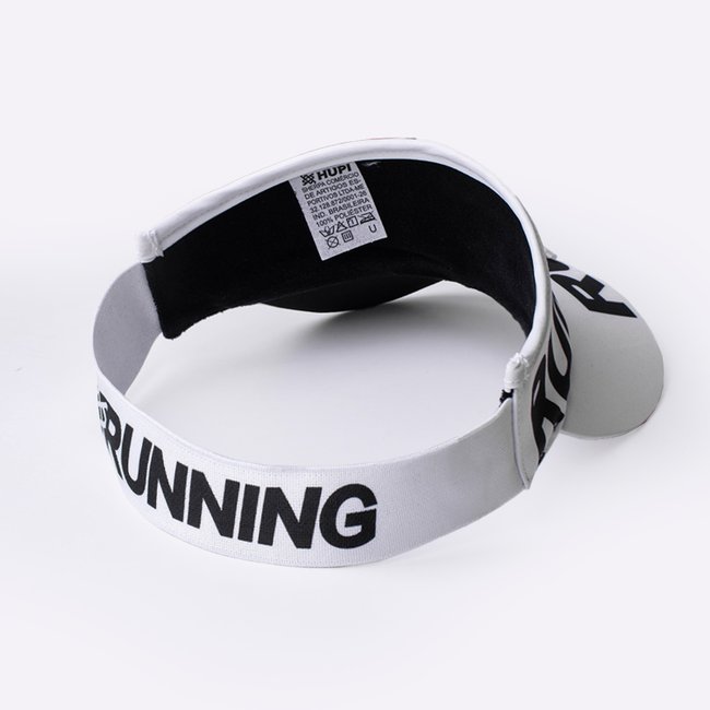 Viseira para Corrida HUPI RUN Branco Liso