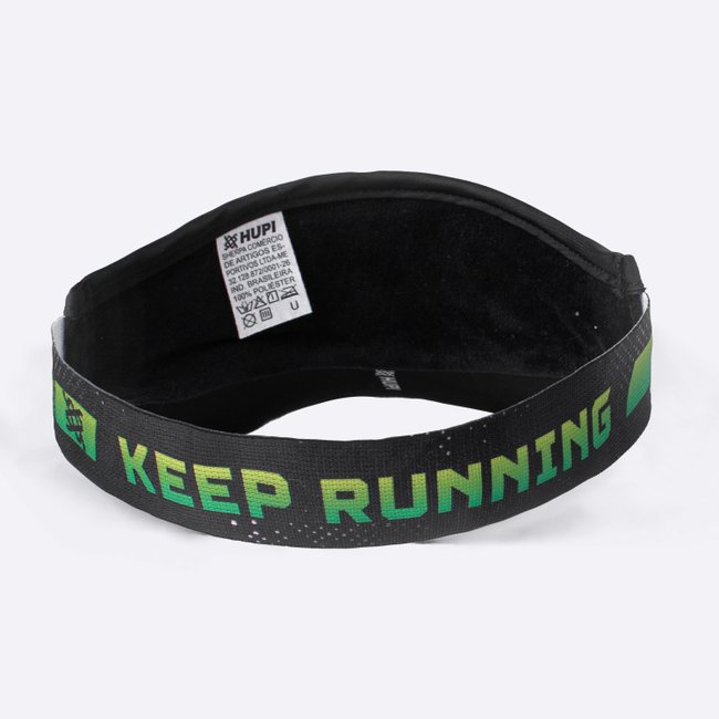 Viseira para Corrida Hupi Run Fast Preto