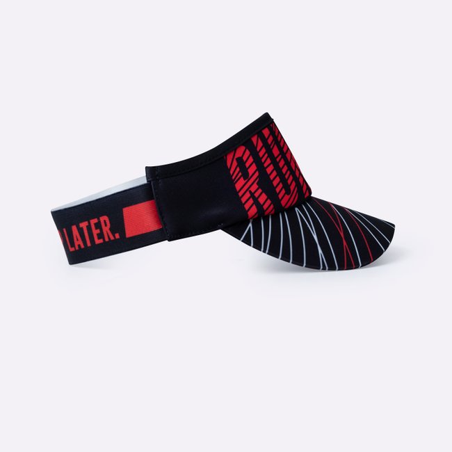 Viseira para Corrida HUPI Run Lines Preto