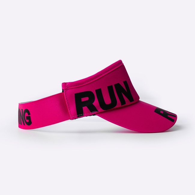Viseira para Corrida HUPI RUN Rosa Liso