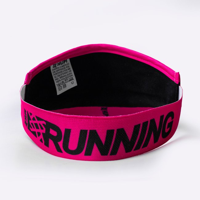 Viseira para Corrida HUPI RUN Rosa Liso