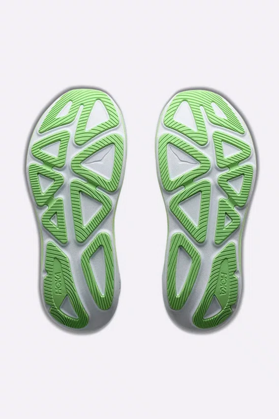 Tênis HOKA Clifton Pro Feminino Branco e Verde
