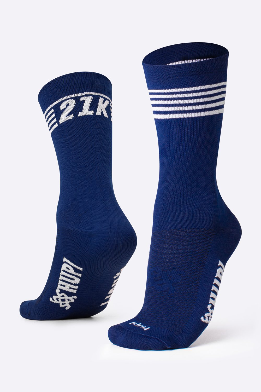 Meia Corrida HUPI 21K Split Azul Marinho Meia Corrida HUPI 21K Split Azul Marinho