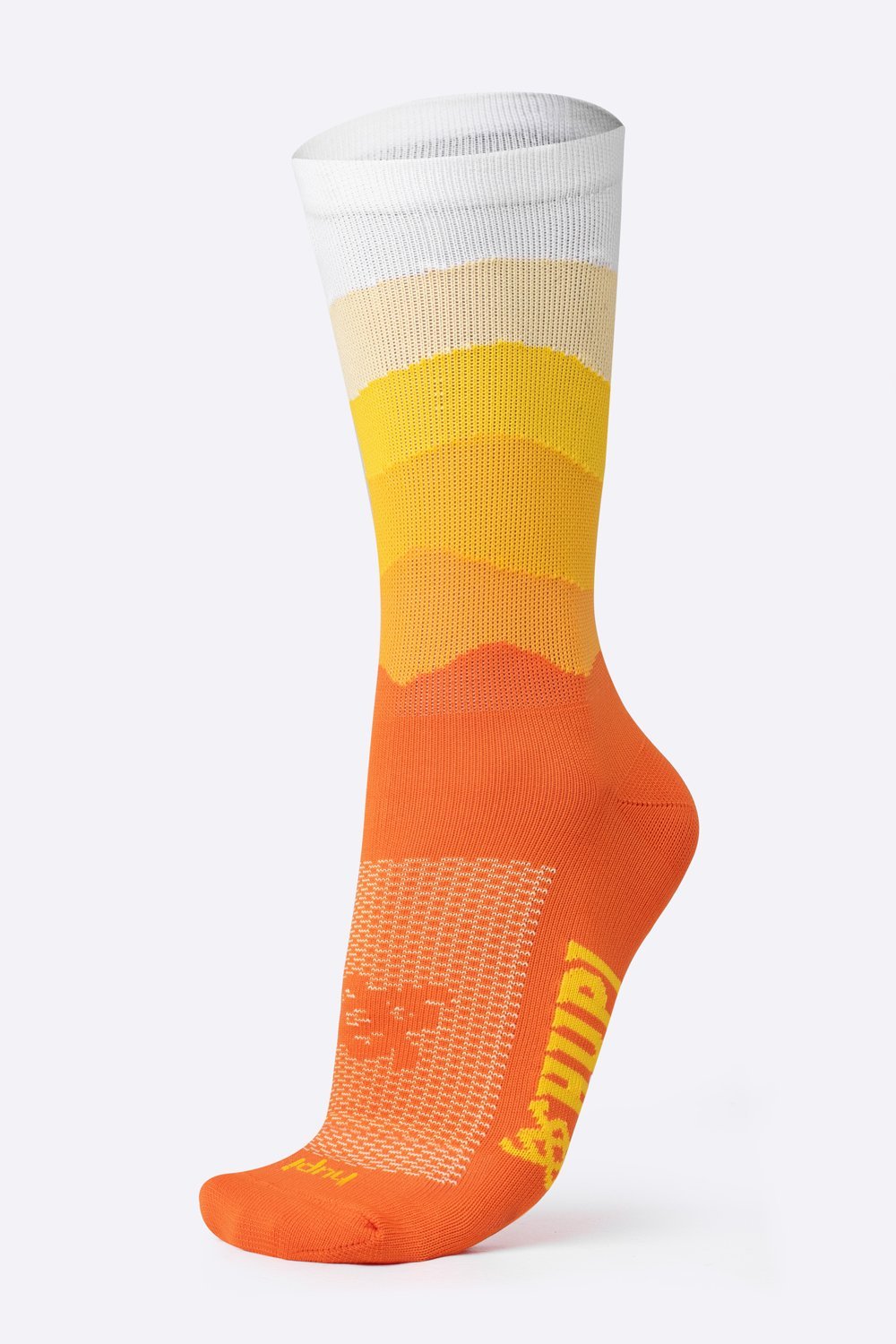 Meia HUPI Colors Amarelo e Laranja Meia HUPI Colors Amarelo e Laranja