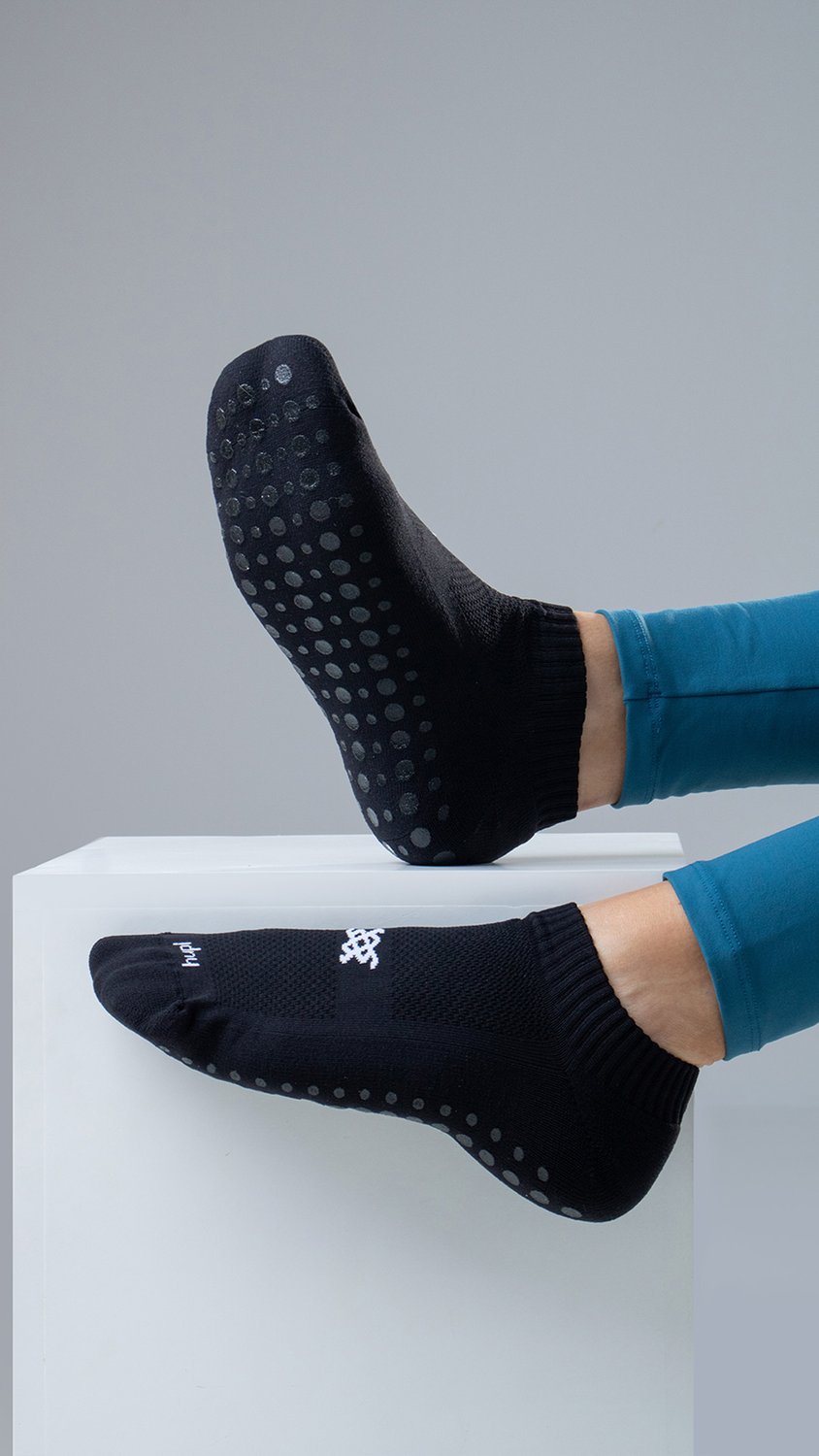 Meia HUPI Pilates Preto Meia HUPI Pilates Preto
