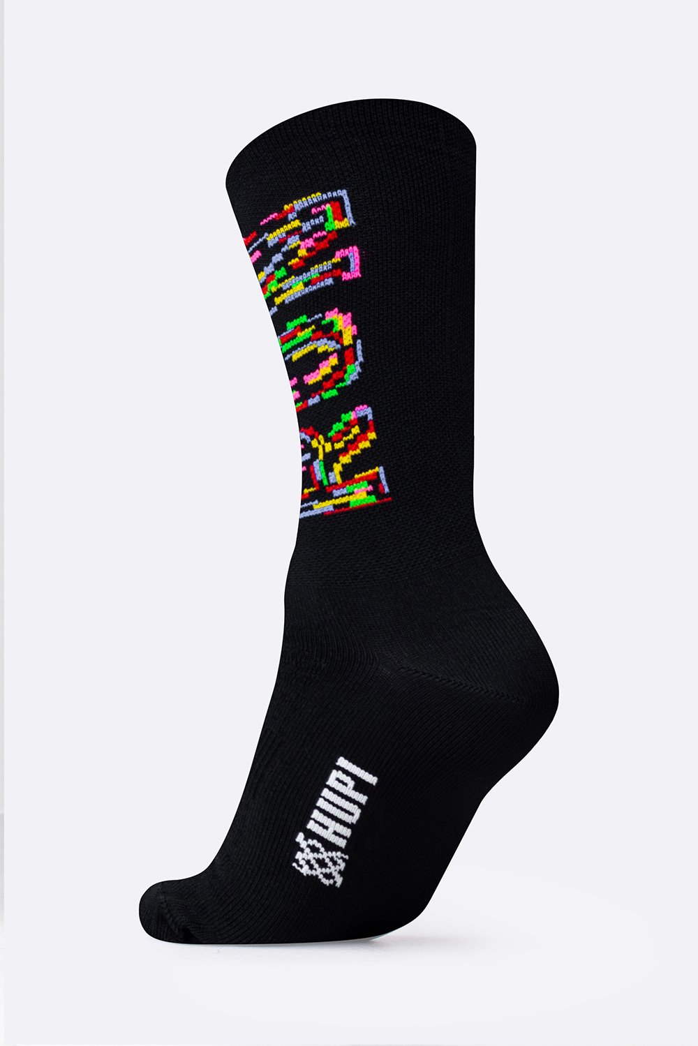 Meia HUPI Run Colors Preto Plus (42 a 46)