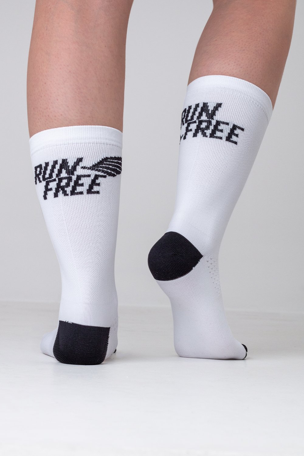 Meia HUPI Run Free Branco - LT para pés menores 34-38 Meia HUPI Run Free Branco - LT para pés menores 34-38