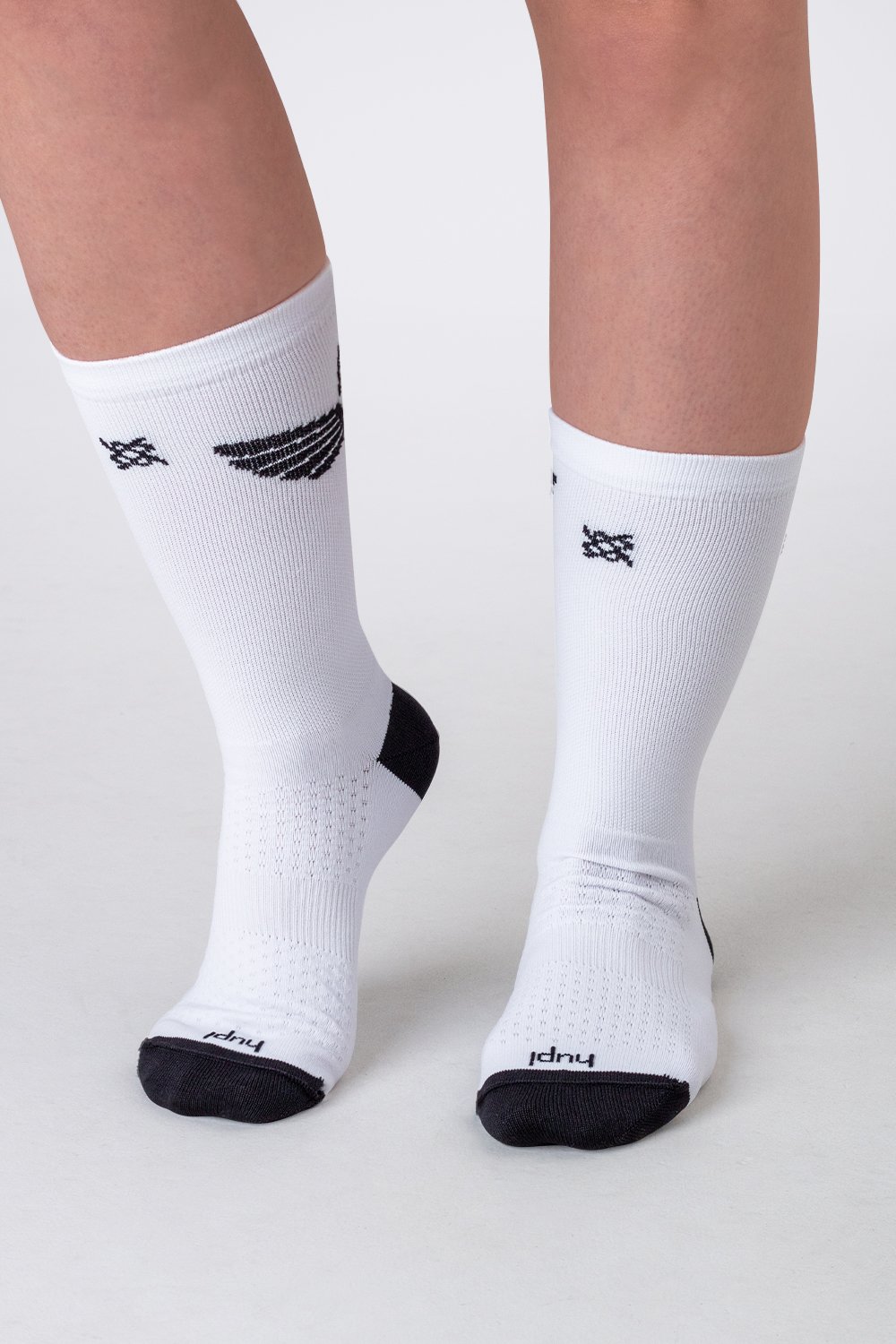 Meia HUPI Run Free Branco - LT para pés menores 34-38 Meia HUPI Run Free Branco - LT para pés menores 34-38