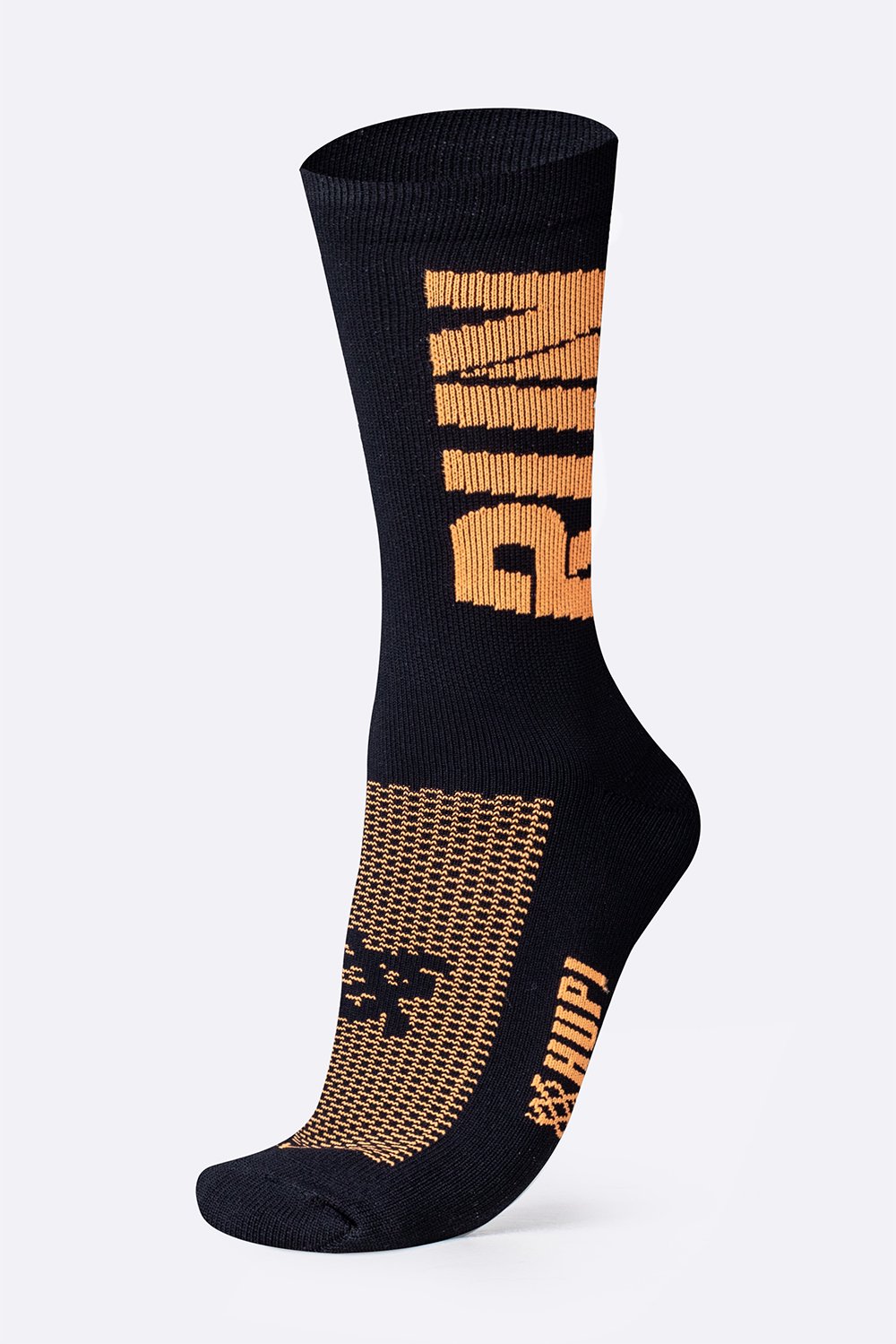 Meia HUPI Run Preto/Laranja Meia HUPI Run Preto/Laranja