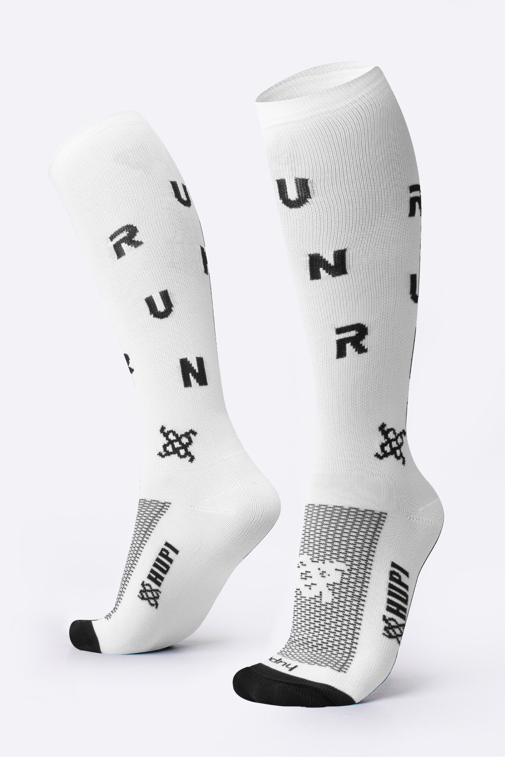 Meia HUPI Run Sprint Branca Longa Meia HUPI Run Sprint Branca Longa