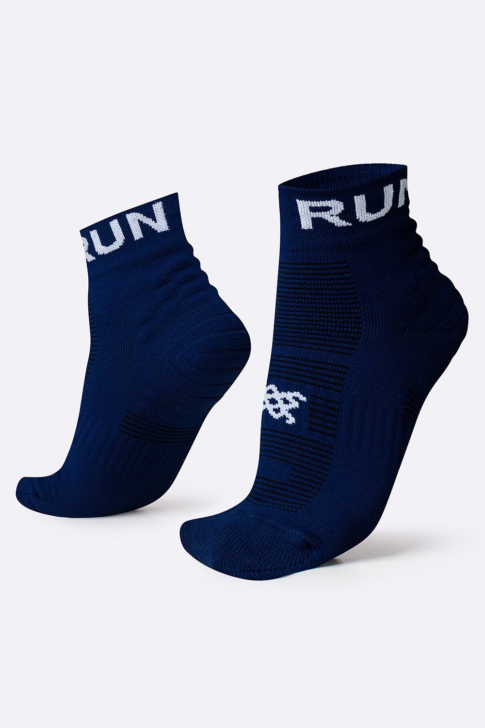 Meia HUPI Running Pro Azul Marinho - Tamanho Plus 42-46 Meia HUPI Running Pro Azul Marinho - Tamanho Plus 42-46
