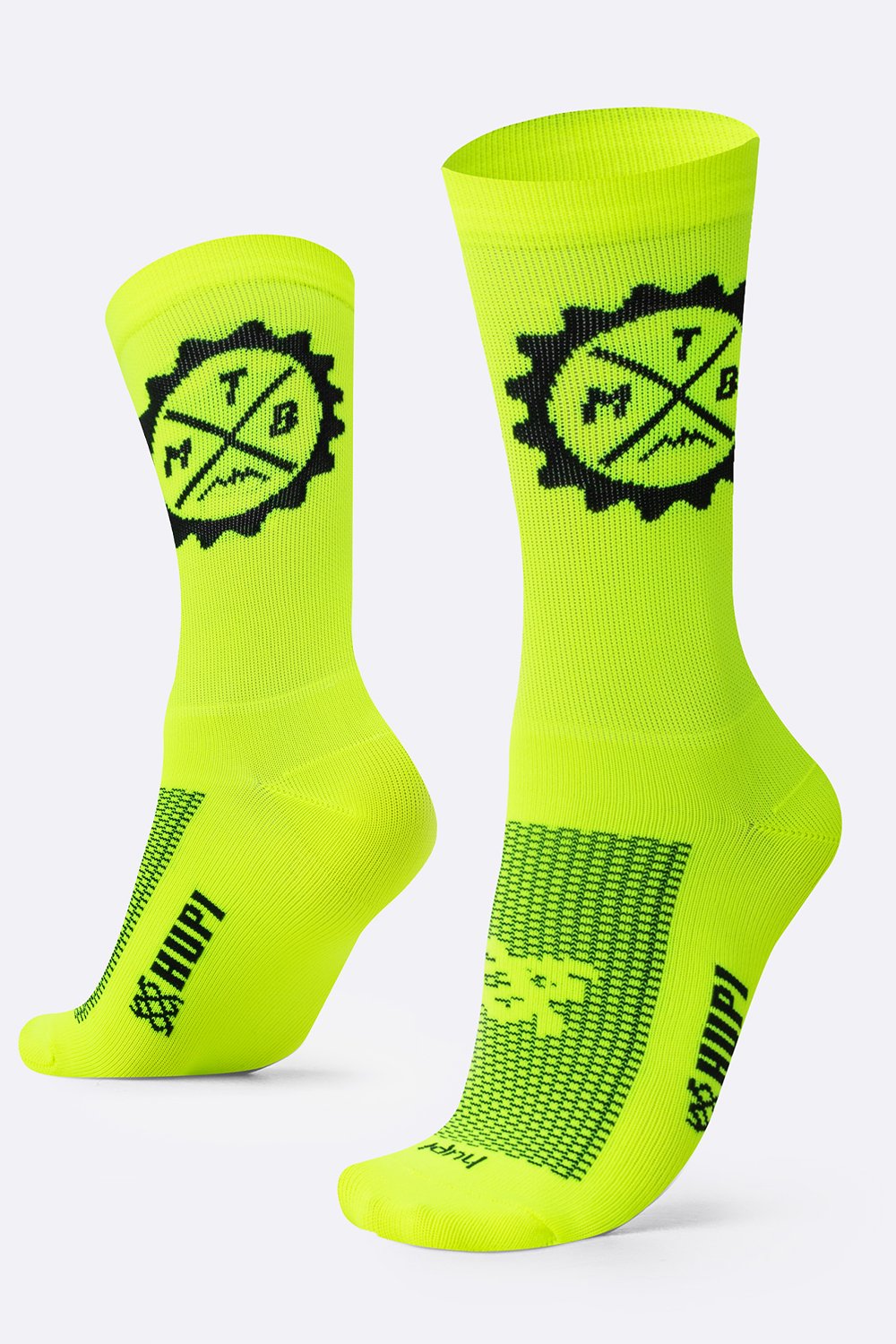 Meia HUPI Selo MTB Verde Meia HUPI Selo MTB Verde