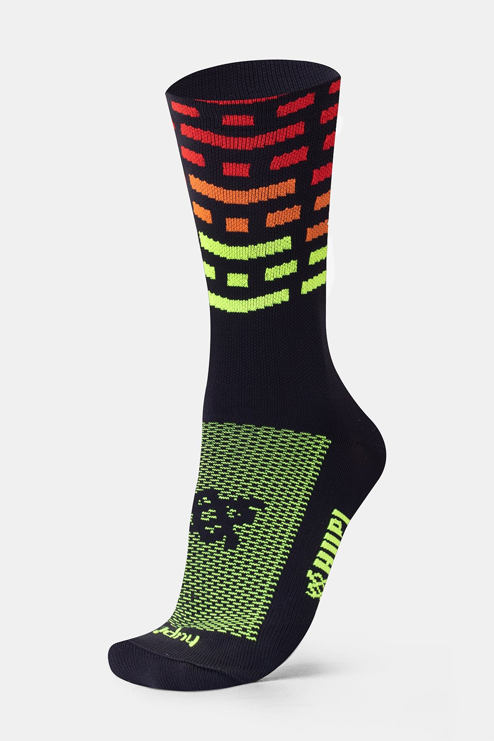 Meia HUPI Triplo Colors Preto
