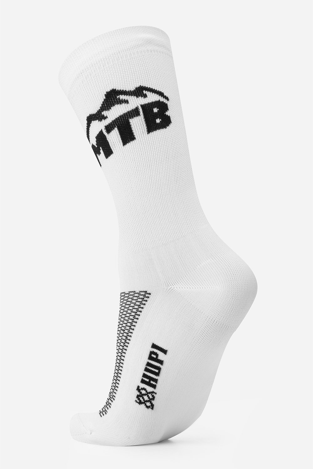Meia HUPI Triplo MTB Branco/Preto Meia HUPI Triplo MTB Branco/Preto