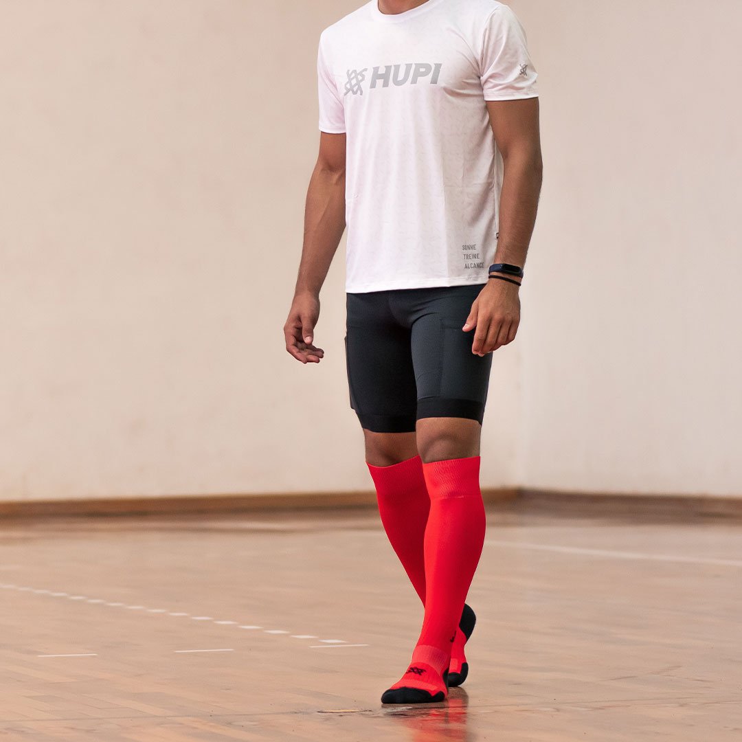 Meião Futebol HUPI Classic Dry Vermelho Meião Futebol HUPI Classic Dry Vermelho
