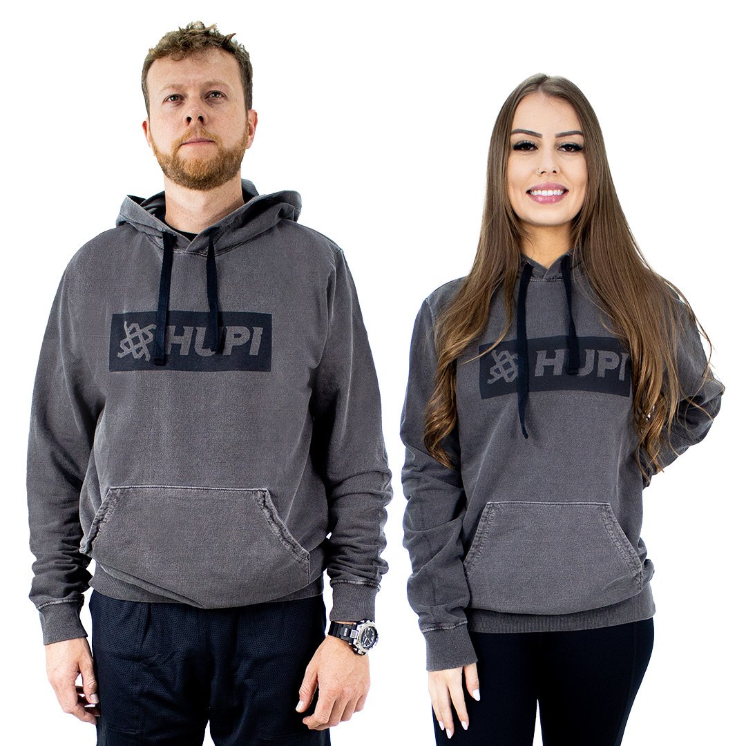 Moletom HUPI Toner Cinza Moletom HUPI Toner Cinza