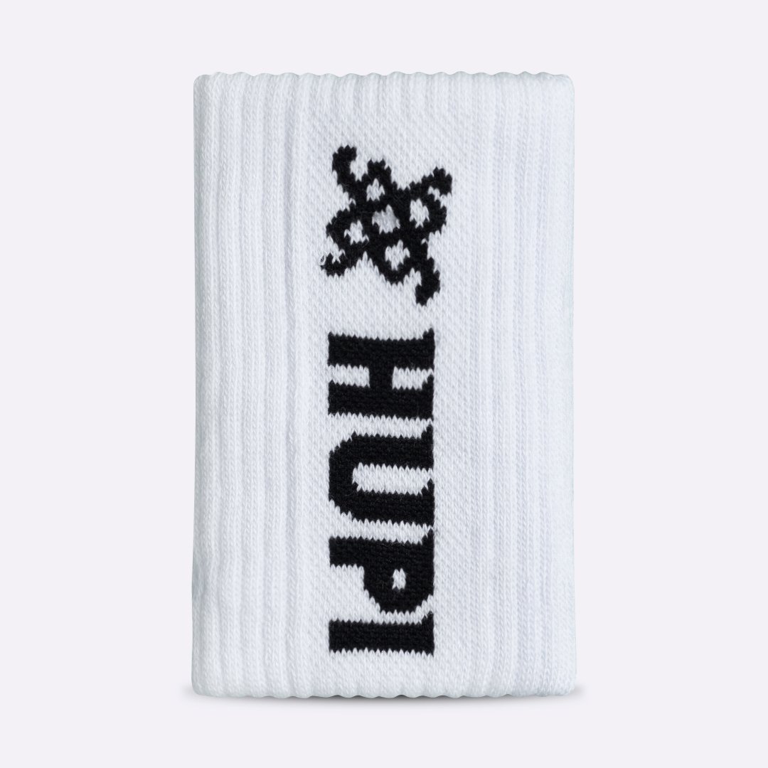 Munhequeira HUPI logo Spin Branco Munhequeira HUPI logo Spin Branco