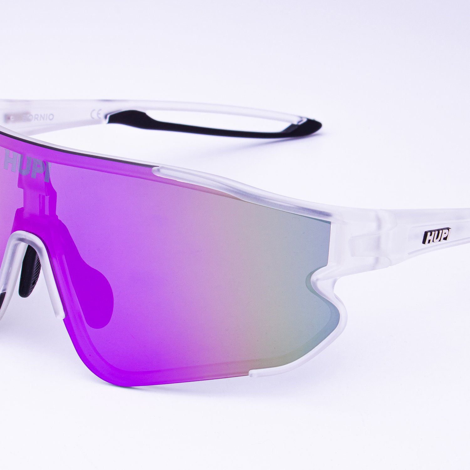 Óculos de Sol HUPI Bornio Cristal - Lente Roxo Óculos de Sol HUPI Bornio Cristal - Lente Roxo