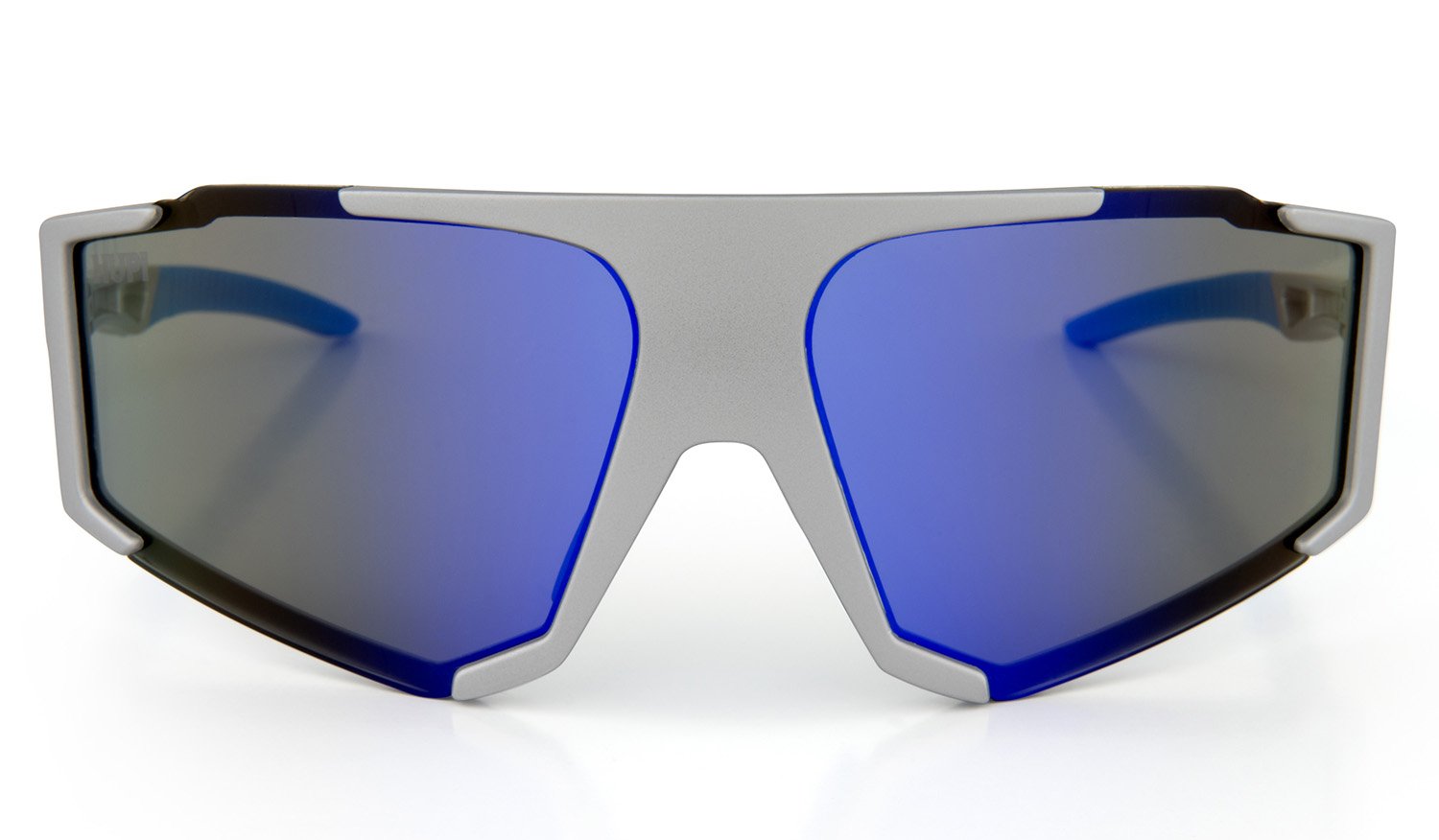 Óculos de Sol HUPI Force Prata/azul - Lente Azul Espelhado Óculos de Sol HUPI Force Prata/azul - Lente Azul Espelhado