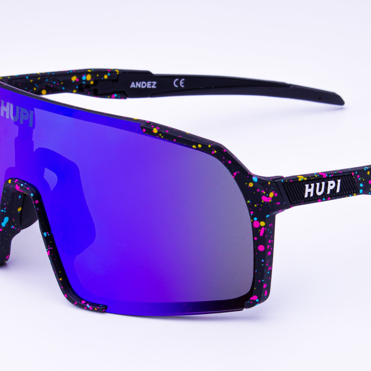 Óculos HUPI Andez Holográfico - Lente Azul Espelhado Óculos HUPI Andez Holográfico - Lente Azul Espelhado