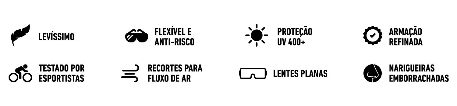 Óculos HUPI Brisa Preto - Lente Marrom Óculos HUPI Brisa Preto - Lente Marrom