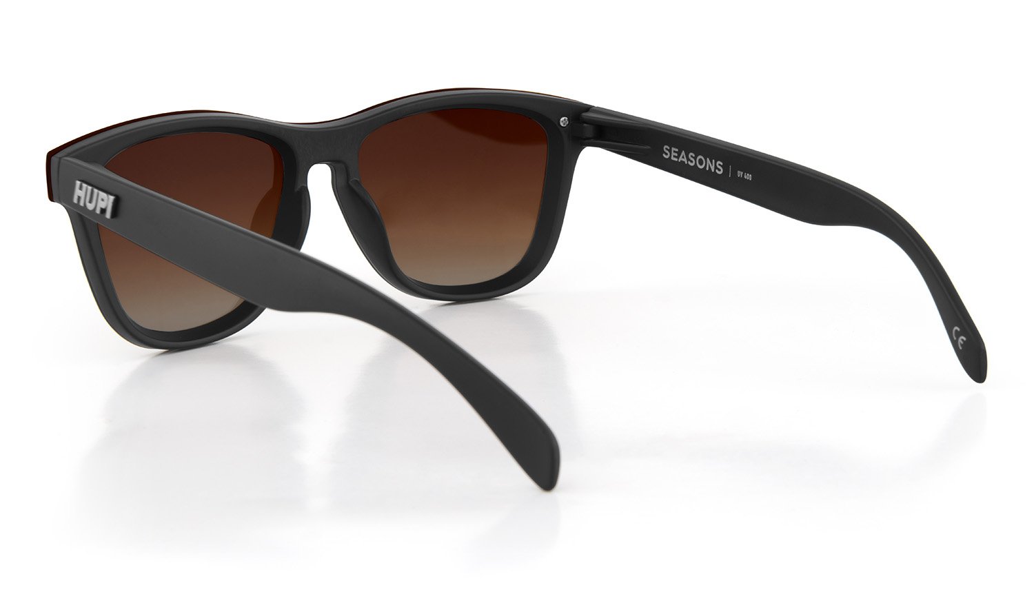 Oculos HUPI Seasons Preto - Lente Bronze Espelhado Oculos HUPI Seasons Preto - Lente Bronze Espelhado